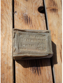 Savon de Marseille vert huile d'olive rectangle 300 Gr