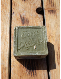 Savon de Marseille cube vert huile d'olive 300 Gr