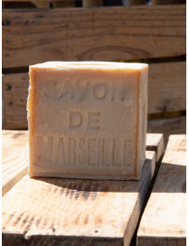 Savon de Marseille cube blanc 600 Gr